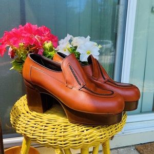 1970s vintage Polermo platform shoes